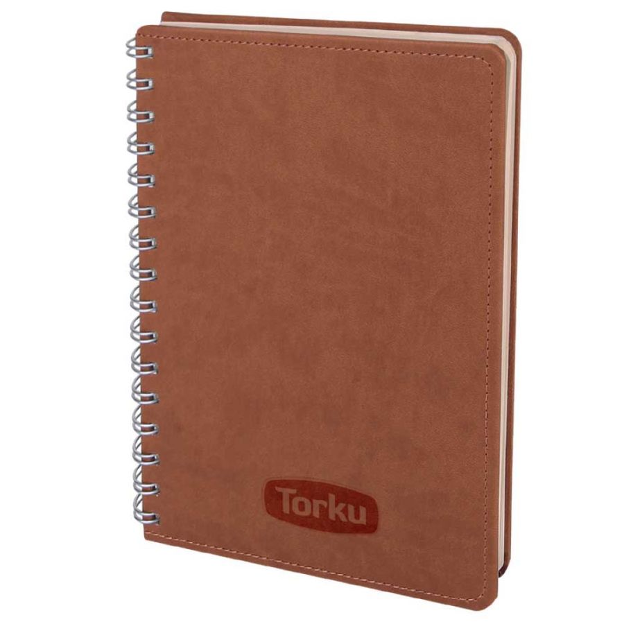 300809 BATIKENT KAHVERENGİ TARİHSİZ DEFTER (15X21 CM)