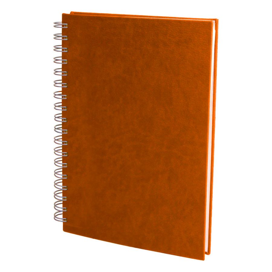 306816 ALTINDAĞ TURUNCU KARELİ TARİHSİZ DEFTER (17X24 CM)