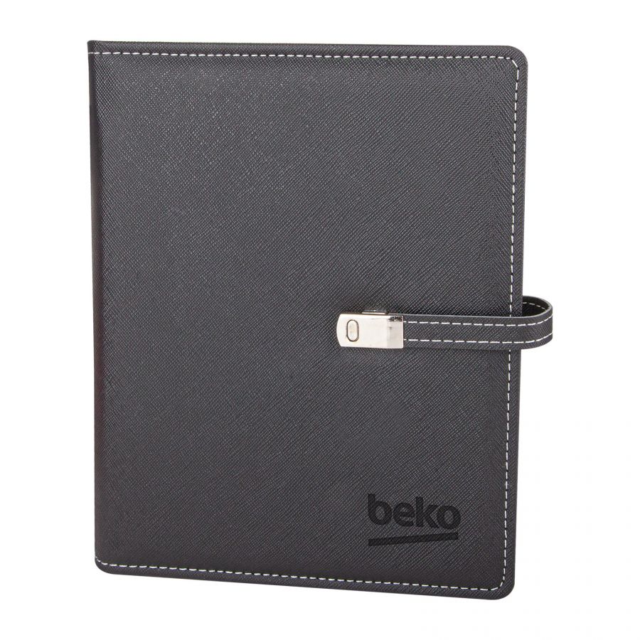 309501 AYDINLIKEVLER SİYAH ORGANİZER DEFTER (18x21,5 CM)