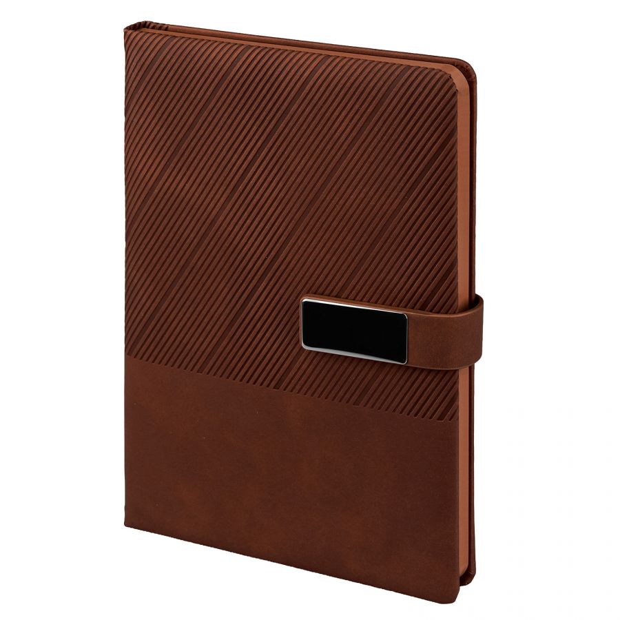 312409 KAVAKLIDERE KAHVERENGİ TARİHSİZ DEFTER (15X21 CM)