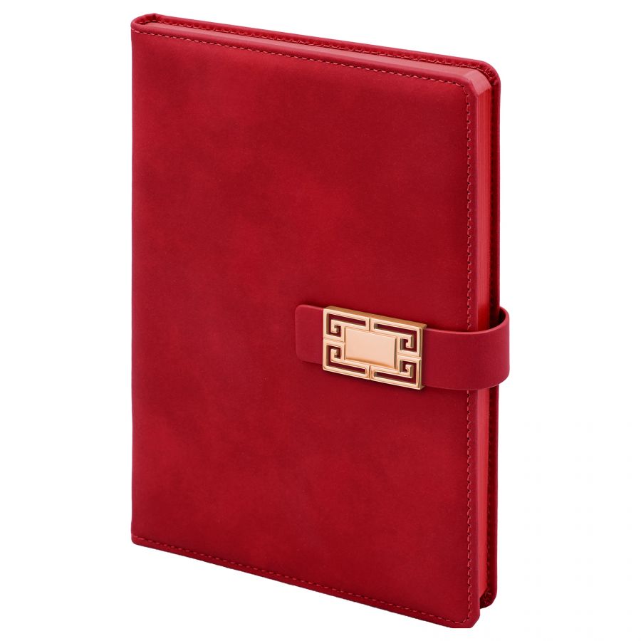 312504 ÖVEÇLER KIRMIZI TARİHSİZ DEFTER (15X21 CM)