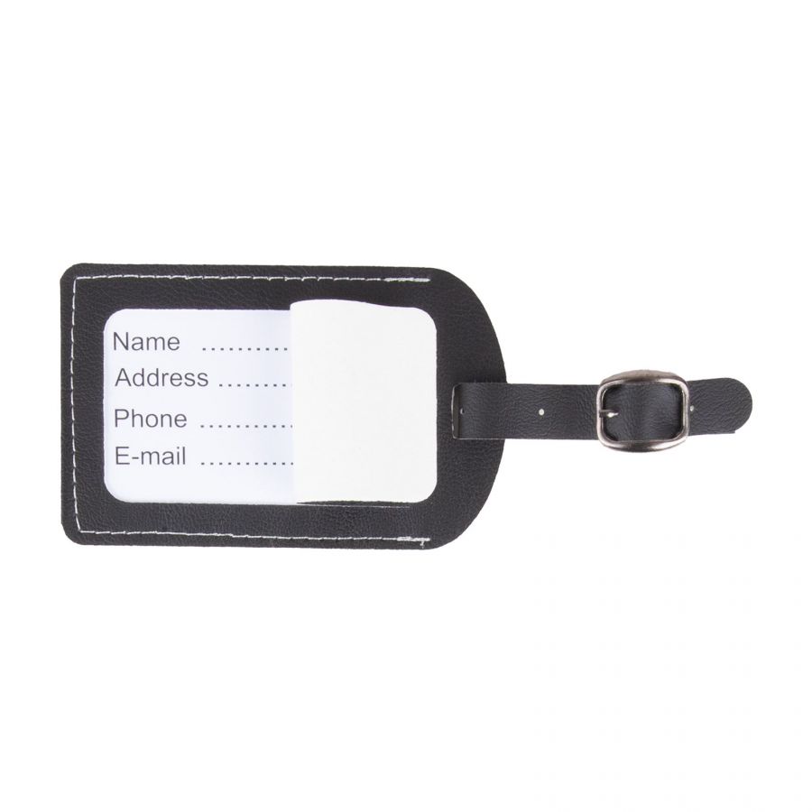 460402 BAGAJ ETİKETİ BEYAZ DERİ