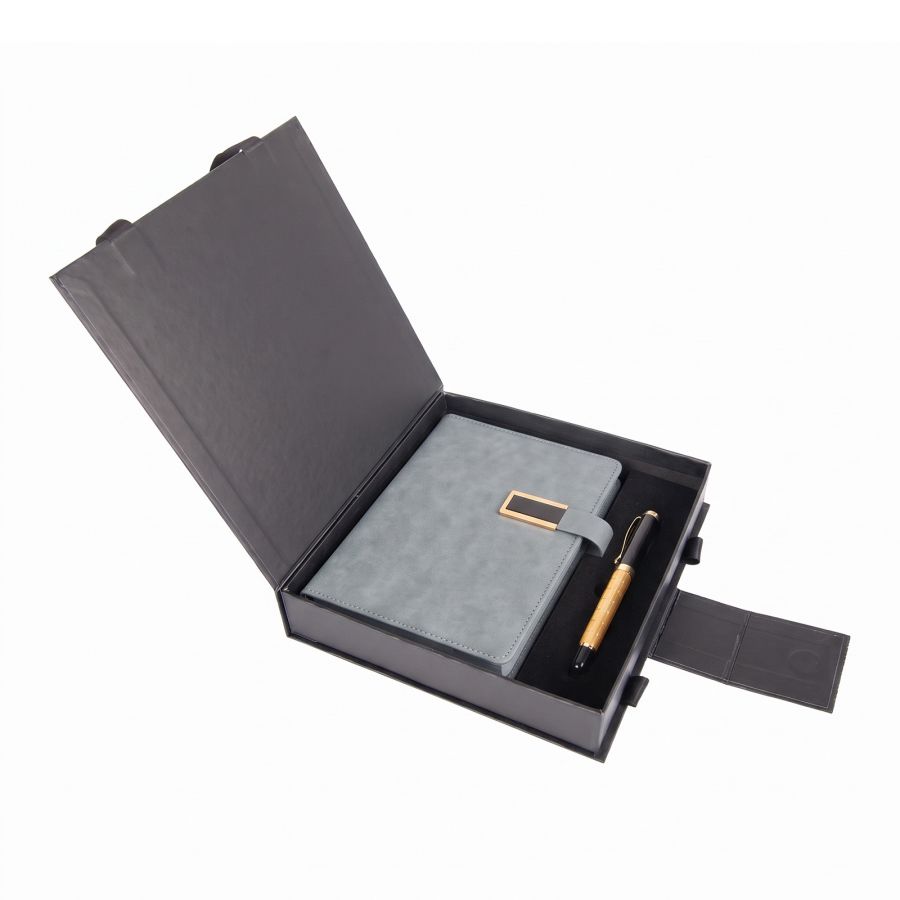 911322 KEMERALTI GRİ HEDİYELİK SET