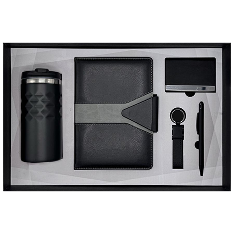 916701 POYRAZ SİYAH HEDİYELİK SET