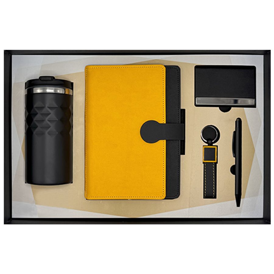 916706 POYRAZ SARI HEDİYELİK SET