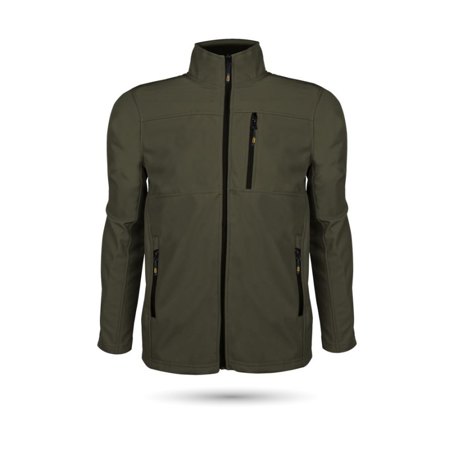 943412-L DAVRAZ SOFTSHELL KOYU YEŞİL L MONT