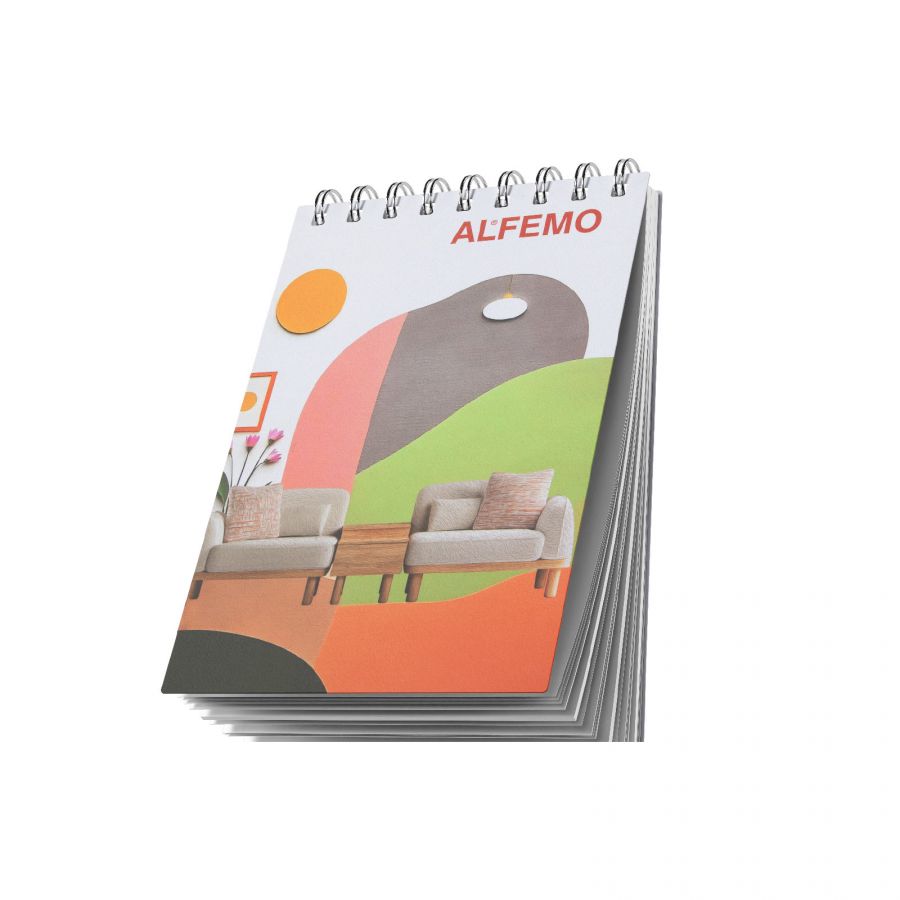 PM-18-15X21 PM-18 MUKAVVA SIVAMALI SPİRALLİ BLOKNOT (15x21CM)